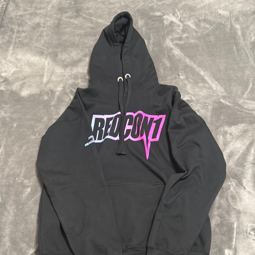Black Hoodie with Redcon1 Logo